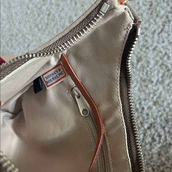 Dooney & Bourke Brown Monogram Shoulder Bag - Picture 4 of 7